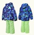 ONYONE［オンヨネ］ TODDLER SUIT キッズ トドラー　スキーウェア 上下セット ボーイズ ガールズ RES58002 686E331_BLU×LIM